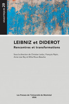 Couverture du livre Leibniz et Diderot: Rencontres et transformations
